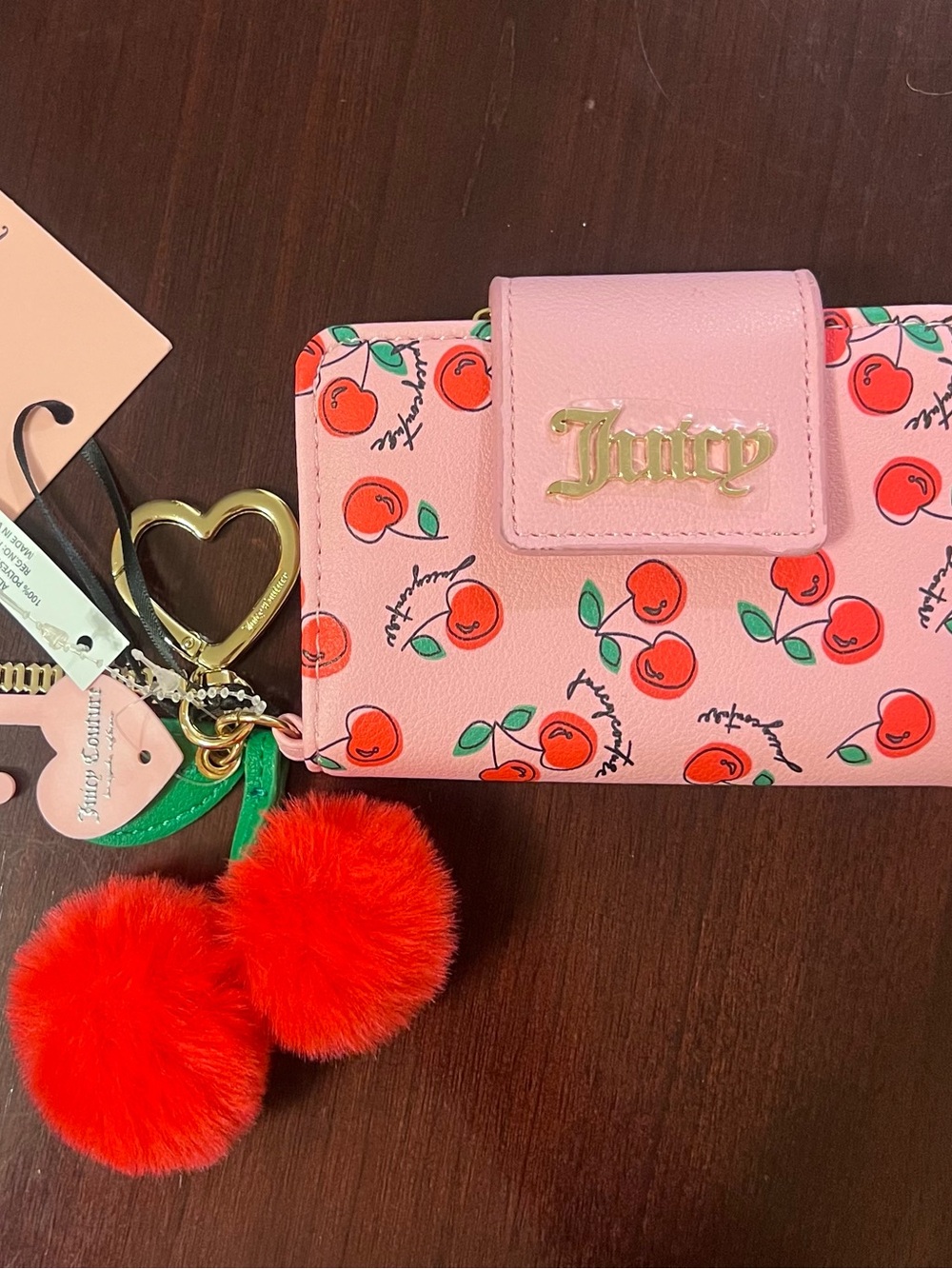 Juicy Couture Pink Cherry Wallet